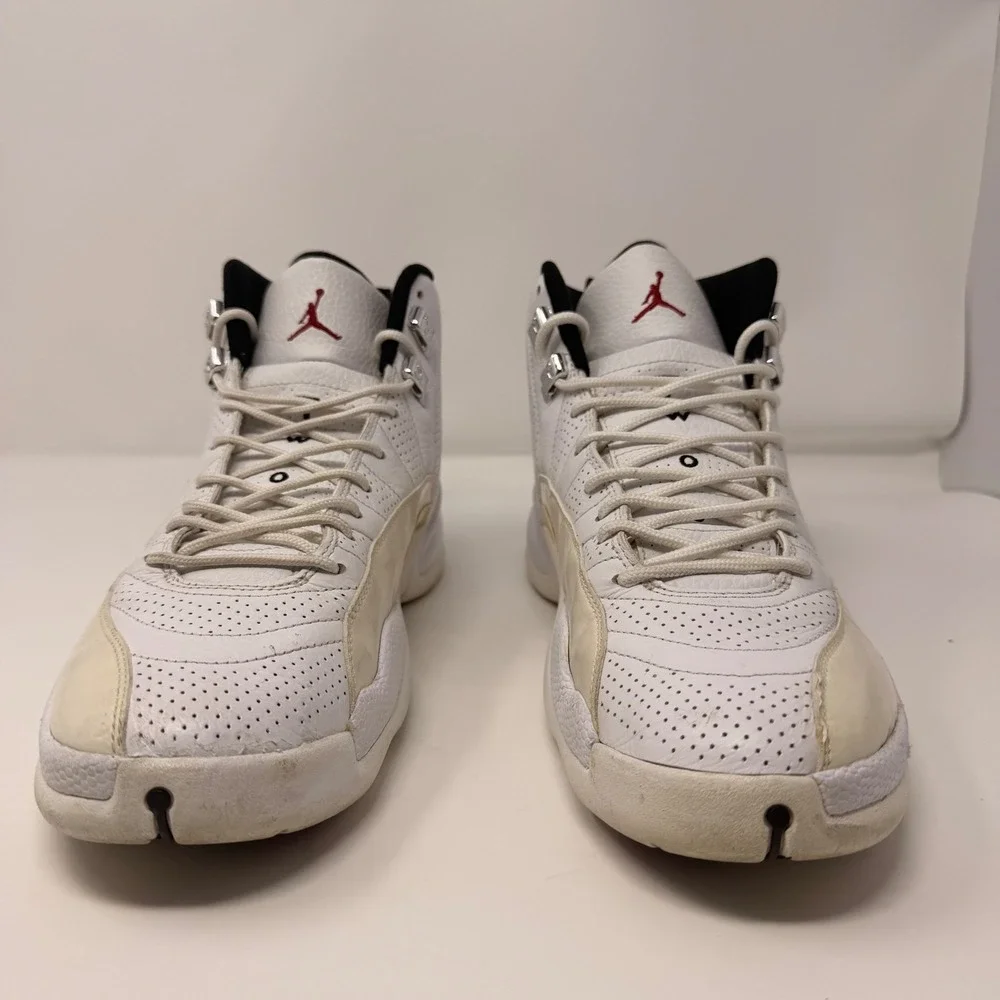 Vintage Air Jordan 12 Retro‎ Rising Sun White Red 130690-163 Sz 10.5 2009